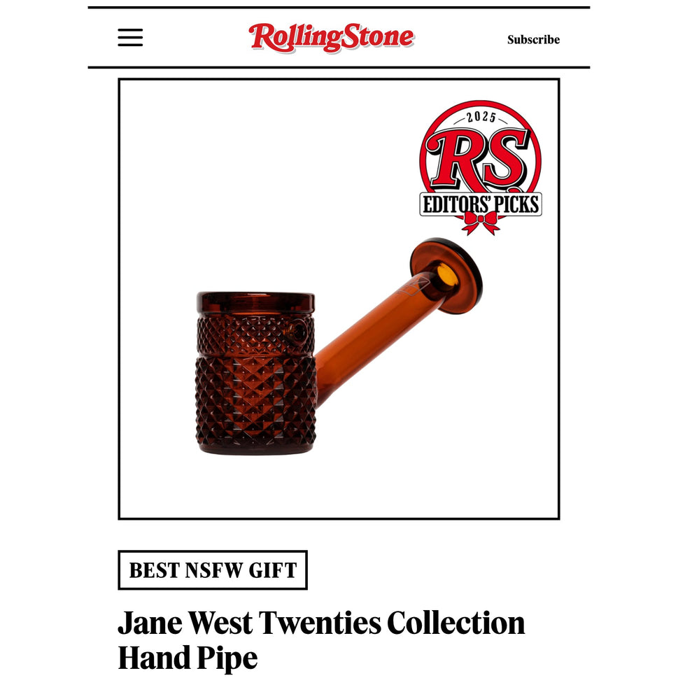 Twenties Collection Hand Pipe | Amber