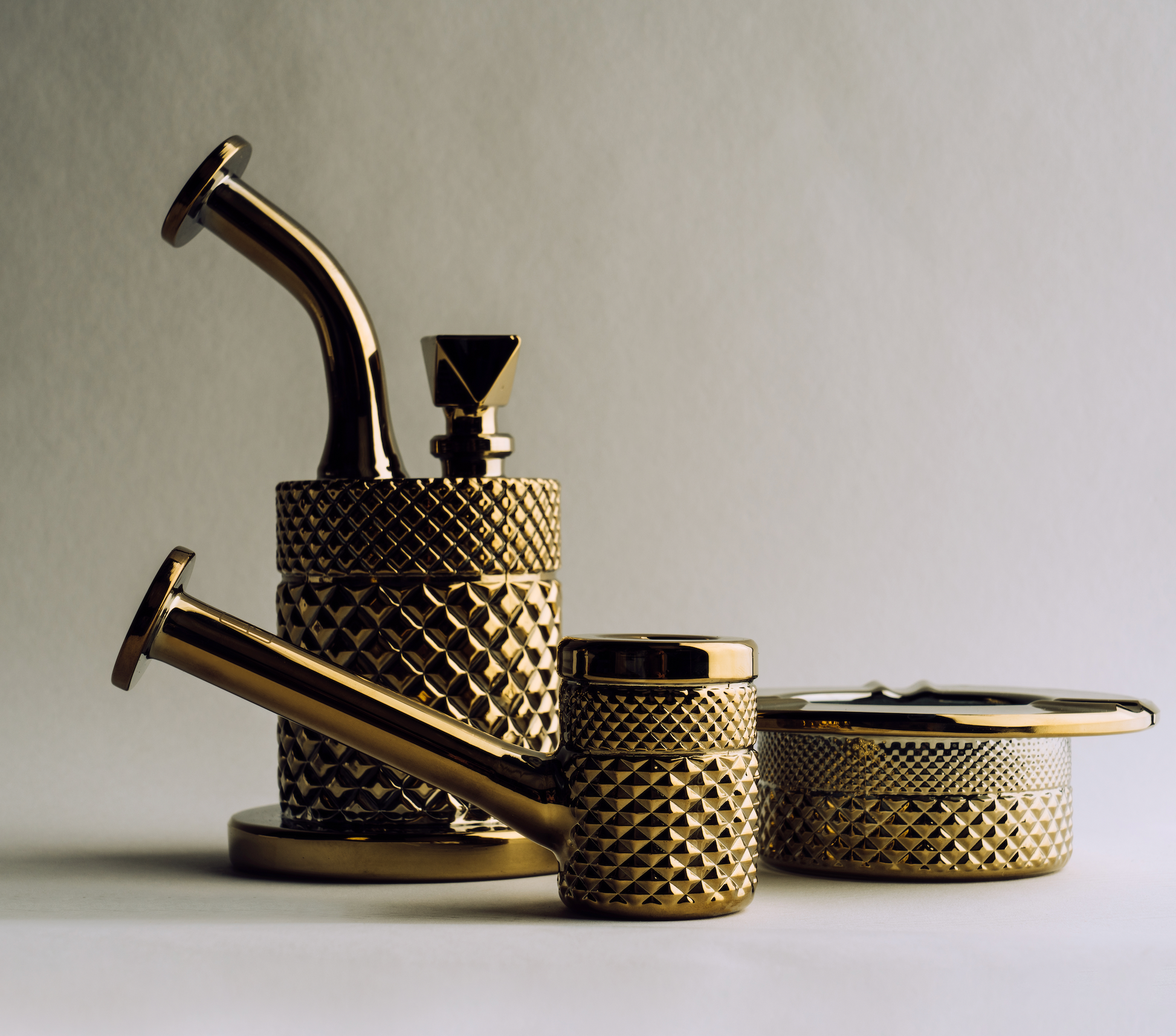 Twenties Collection Hand Pipe | Gold
