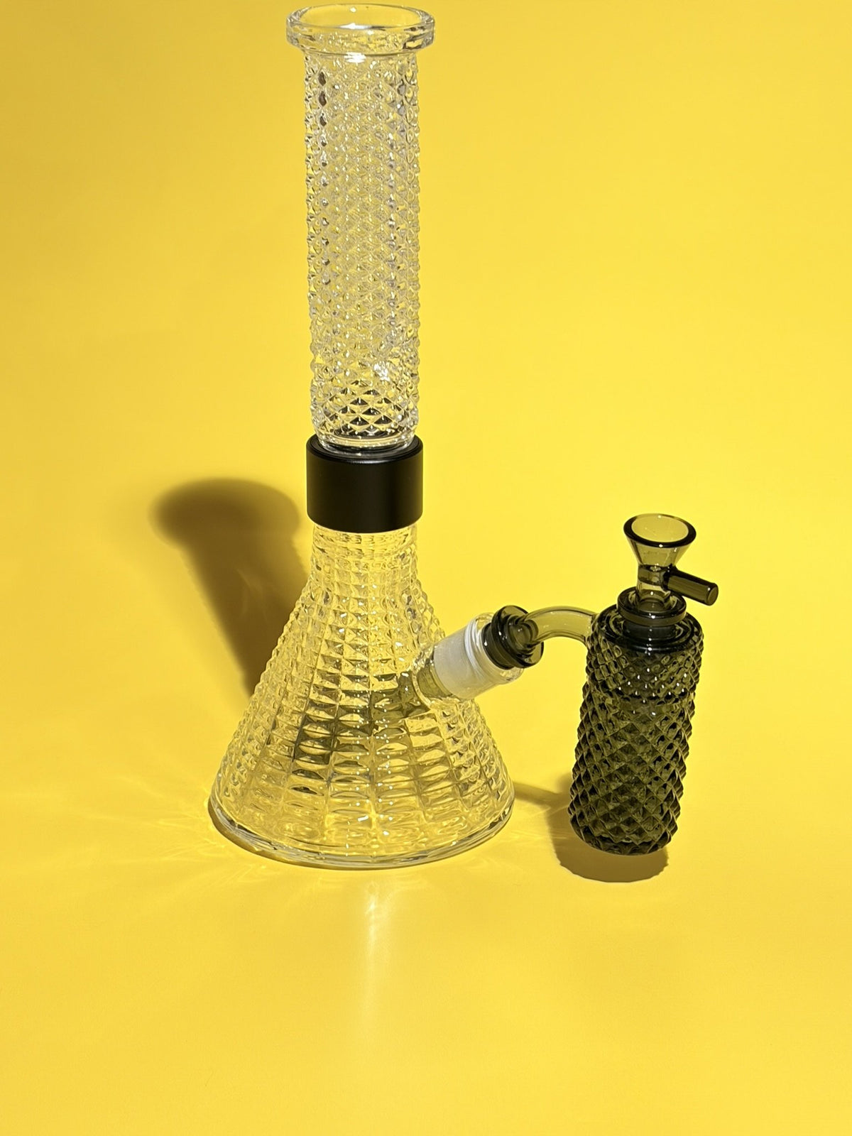 Jane West x Prism Ash Catcher 14mm 90° | Midnight Smoke