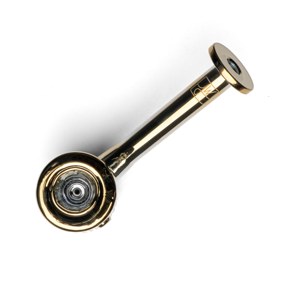 Twenties Collection Hand Pipe | Gold