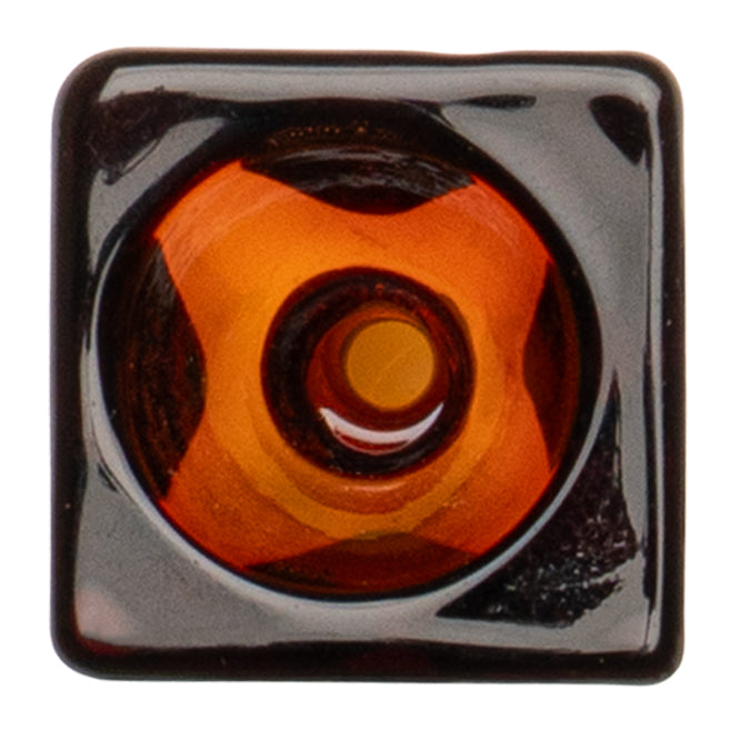 Twenties Collection Square Bowl 14mm | Amber