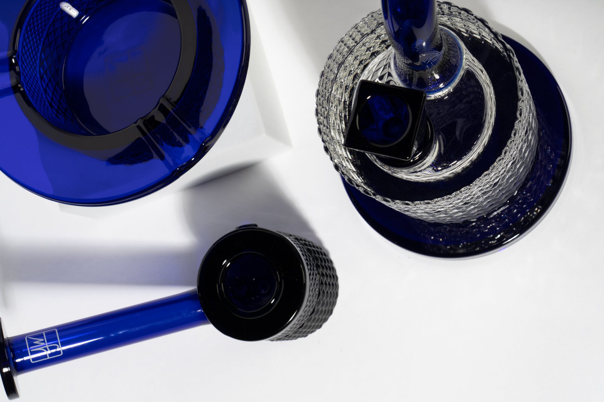 Twenties Collection Water Pipe | Cobalt