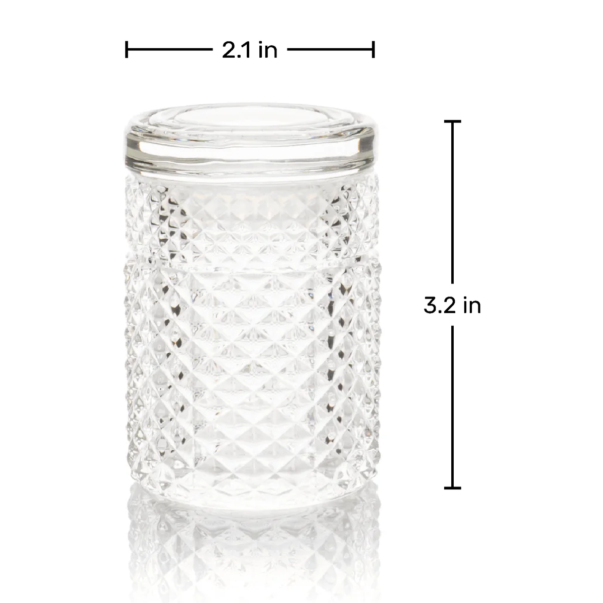 Twenties Collection Jar | Clear