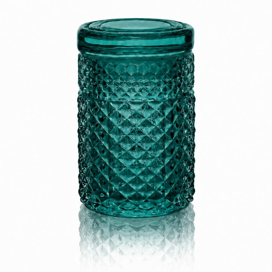 Twenties Collection Jar | Teal