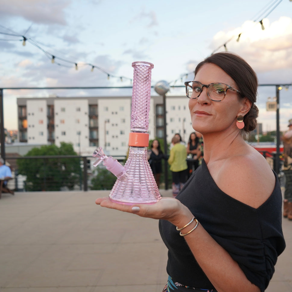 Jane West x Prism Modular Water Pipe | Pink