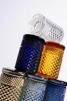 Switch Jane West Twenties Collection Stash Jar lifestyle view — teal glass stash jar beauty shot 3 image