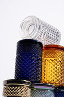 Switch Jane West Twenties Collection Amber Jar lifestyle — amber glass airtight stash jar styled on surface 3 image