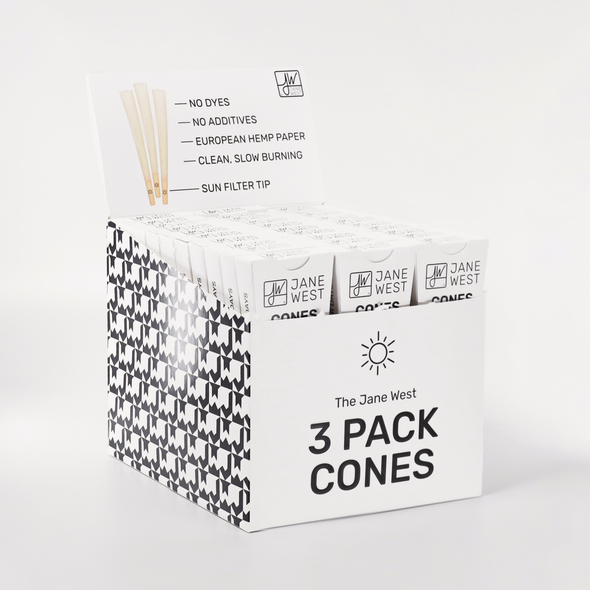 30 count 3-Pack Cones POS Display Pack (Day)