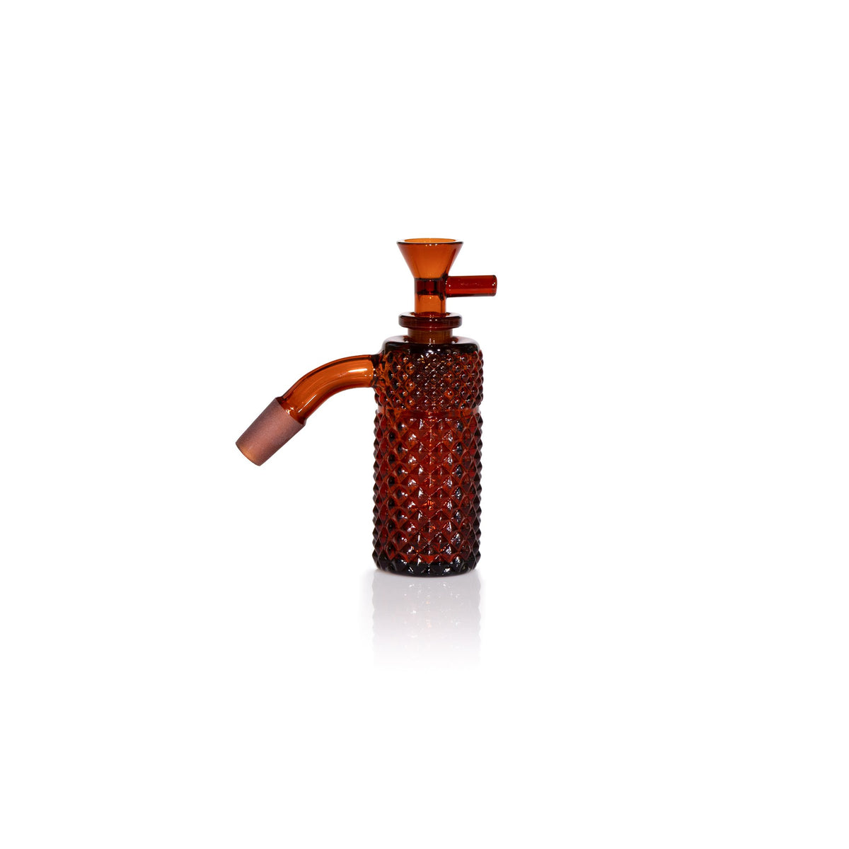 Jane West x Prism Amber glass ash catcher, 14mm 45 degree, with matching bowl