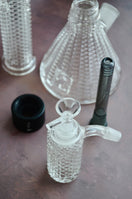 Switch Jane West x Prism Clear 14mm 45 degree textured glass ash catcher, lifestyle photo 3 image