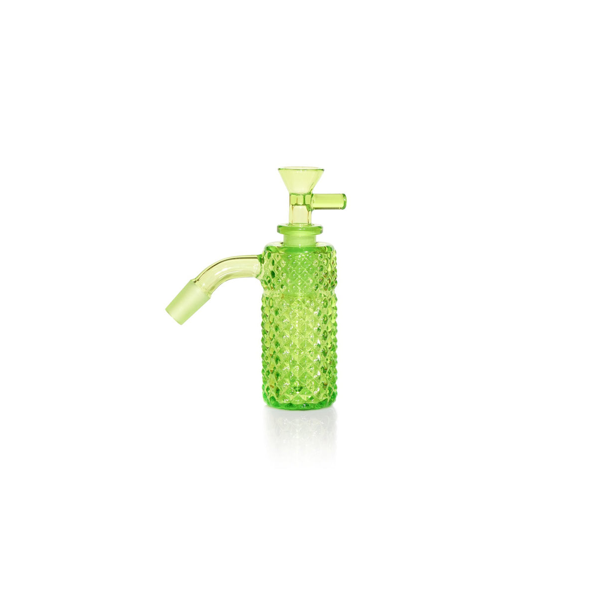 Jane West x Prism Slime glass ash catcher, 14mm 45 degree, with matching bowl
