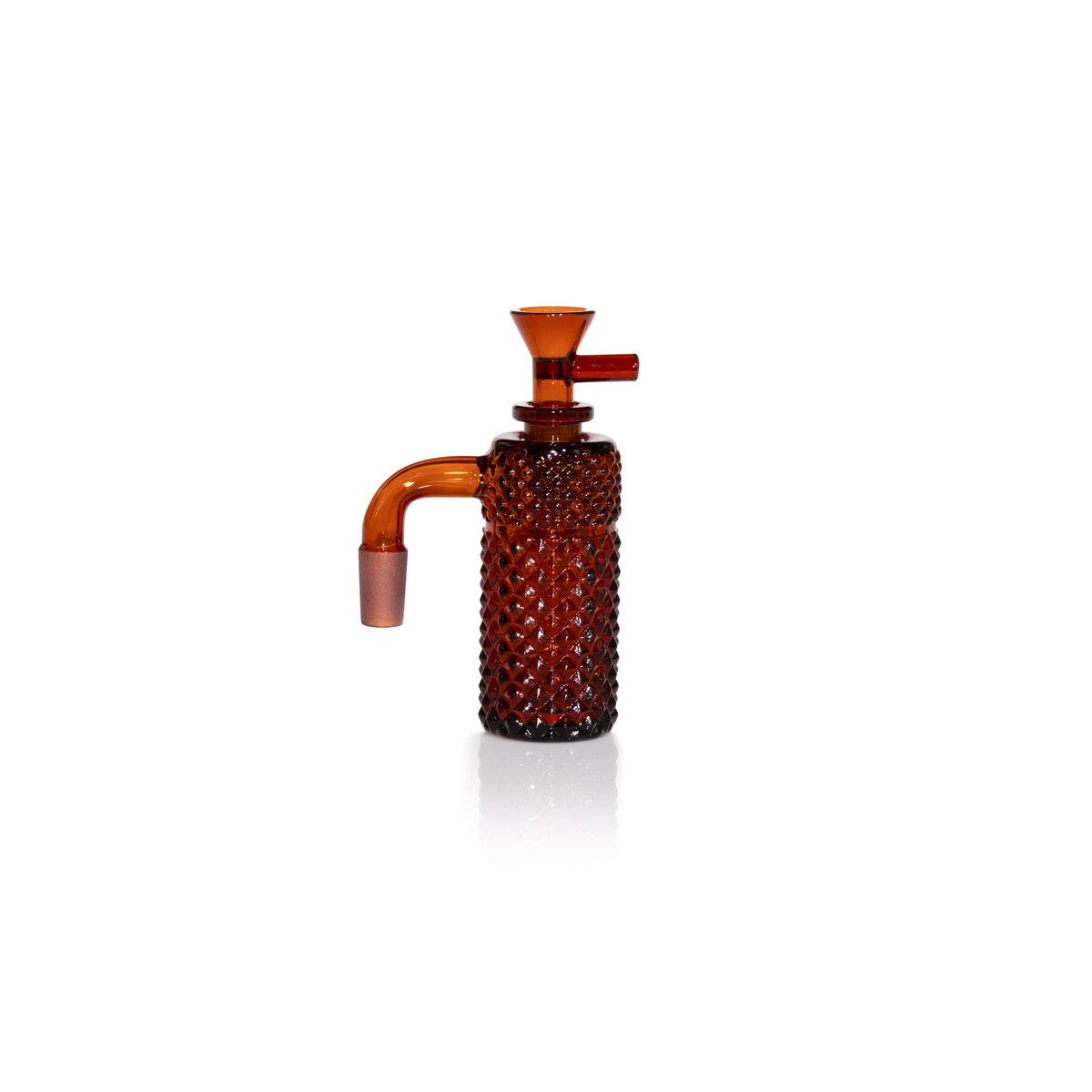 Jane West x Prism Amber glass ash catcher, 14mm 90 degree, with matching bowl