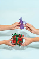 Switch Jane West x Prism Grape Jolly Rancher 14mm 90 degree ash catcher held in hand, gift idea 2 image