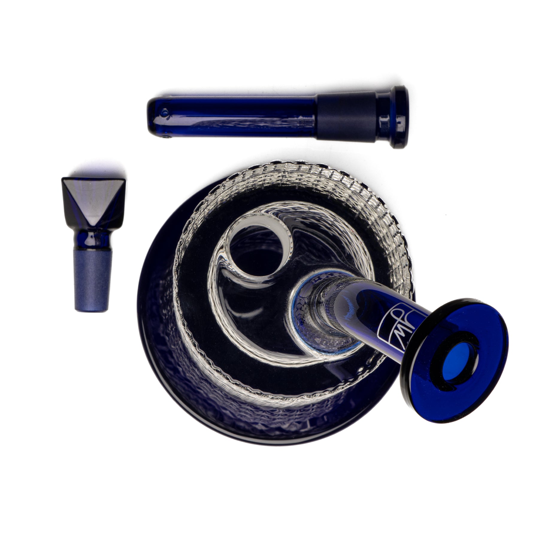 Twenties Collection Water Pipe | Cobalt