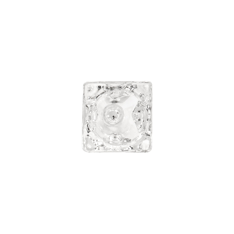 Twenties Collection Square Bowl 14mm | Clear